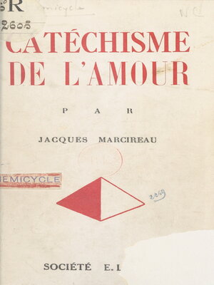 cover image of Catéchisme de l'amour